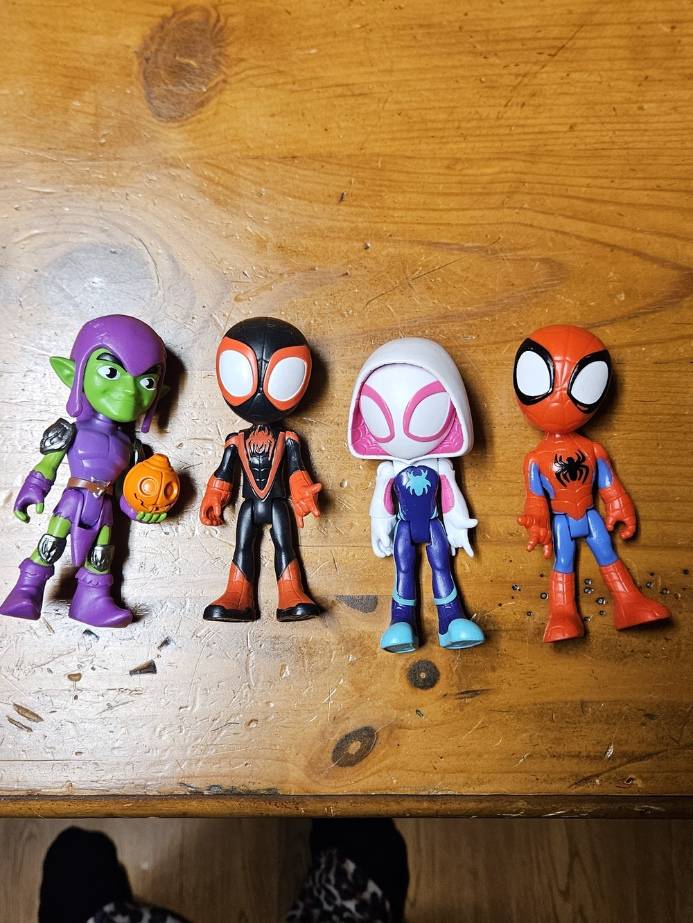 Marvel Kids Spider-Verse Figure Pack - Red, Black, Purple, White